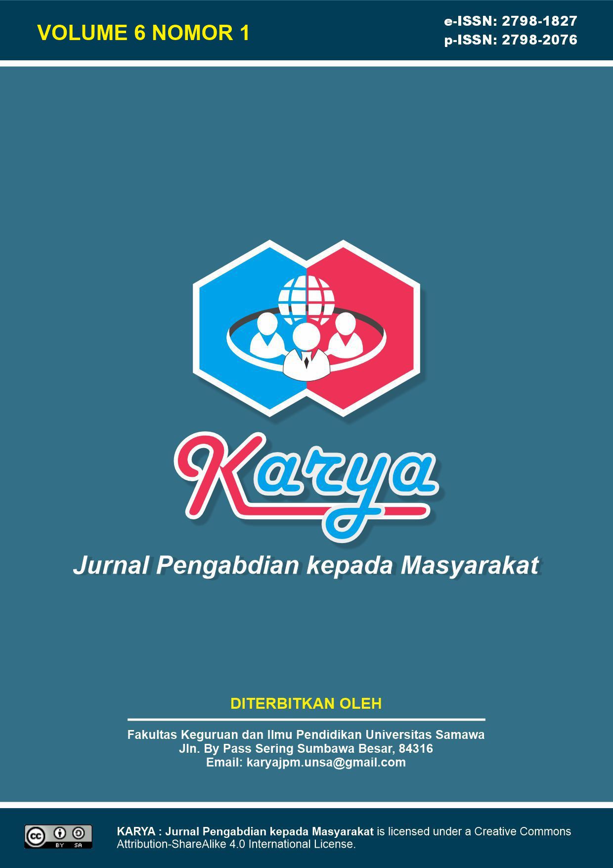 					View Vol. 6 No. 1 (2026): KARYA: Jurnal Pengabdian Kepada Masyarakat
				